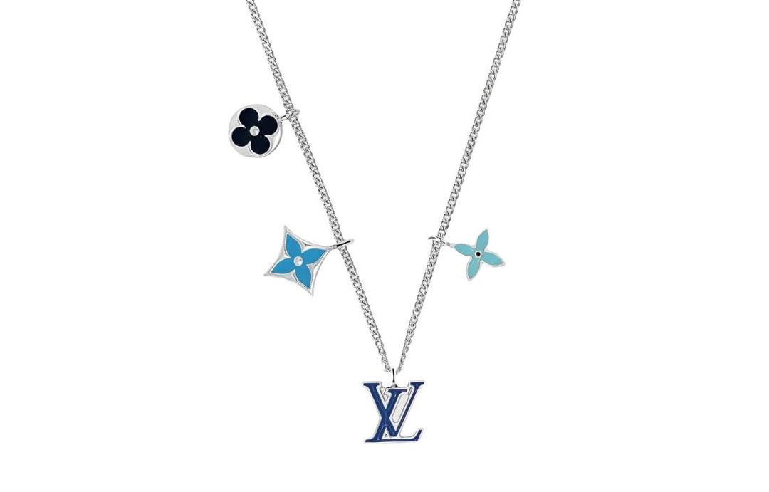 Louis Vuitton Louis Vuitton Brass Necklaces Men's Silver