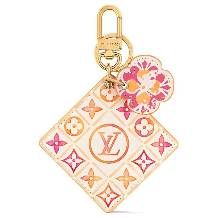 Louis Vuitton Louis Vuitton Leather Bag Accessories Women's Orange & Rose Red