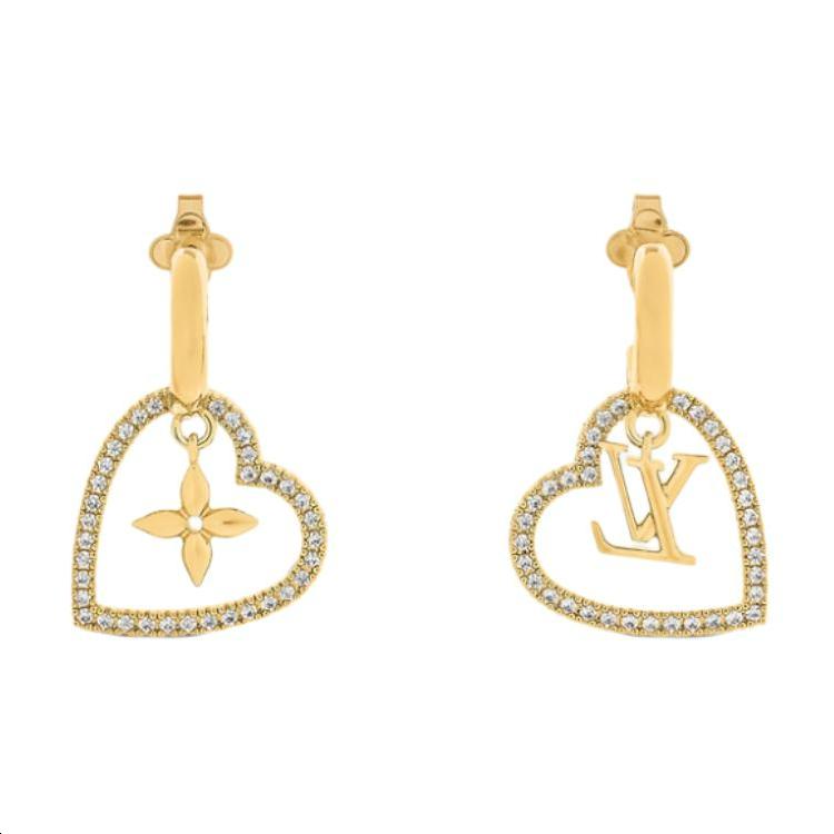 Louis Vuitton Louis Vuitton My Lv Heart Earrings