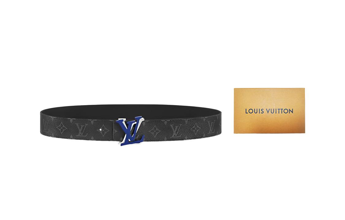 Louis Vuitton Louis Vuitton Leather Belts Men's Width: 4cm