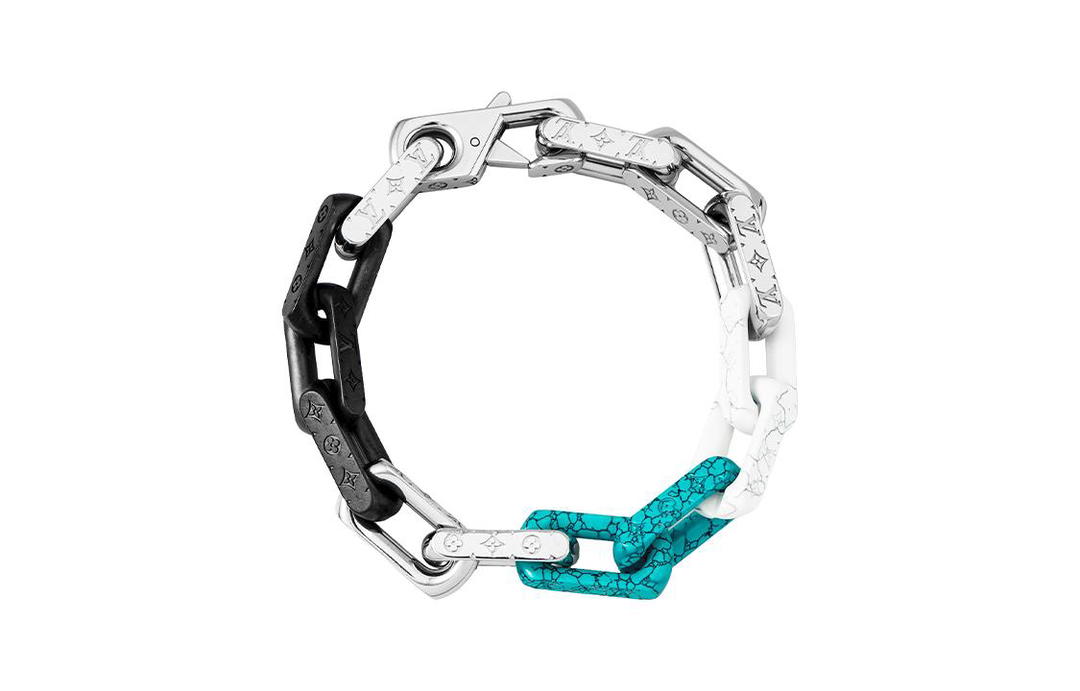 Louis Vuitton Louis Vuitton Stainless Steel Bracelets Men's Silver