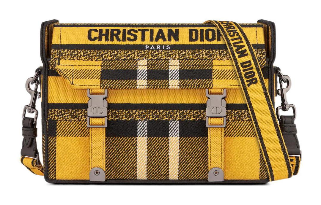 Dior Dior DiorCamp Embroidery Crossbody Bag Small Size Women's
