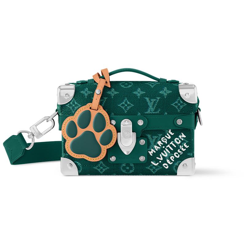 Louis Vuitton Louis Vuitton SOUL TRUNK Monogram Heritage Coated Canvas Box Bag Shoulder Bag Crossbody Bag Regular Men's Green