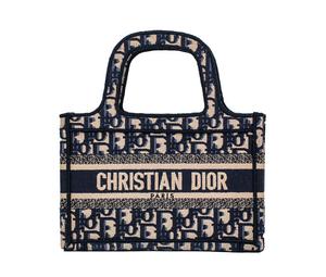Buy Dior BookTote Canvas Bag Tote Bag Shopping Bag Handbag Mini Women's Denim Blue/Beige at Sasom – Authentic and Ready to Ship