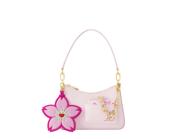 Louis Vuitton Louis Vuitton x Takashi Murakami Marellini Bag In Epi Cowhide Leather Grain Pattern With Gold Hardware - view 1