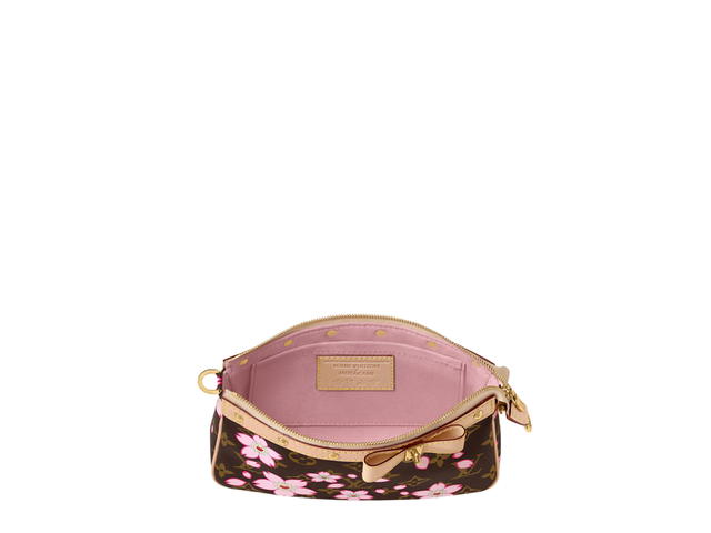 Louis Vuitton Louis Vuitton x Takashi Murakami Pochette Accessoires bag In Monogram Canvas With Gold hardware - view 2