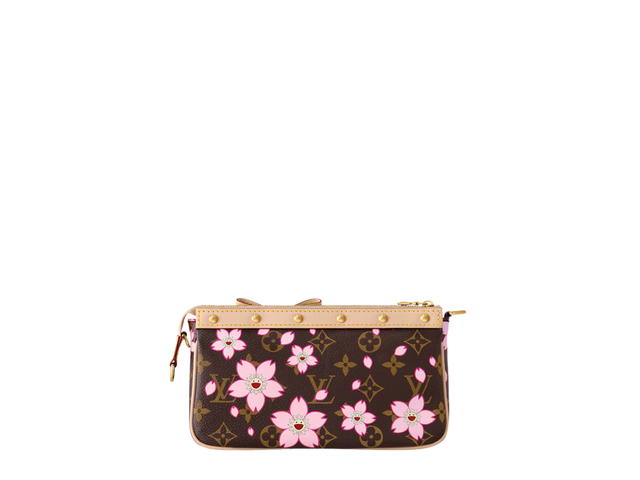 Louis Vuitton Louis Vuitton x Takashi Murakami Pochette Accessoires bag In Monogram Canvas With Gold hardware - view 3