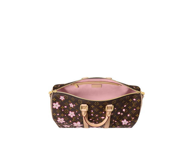 Louis Vuitton Louis Vuitton x Takashi Murakami Keepall Bandoulière 45 Bag In Monogram Canvas With Gold Hardware - view 2