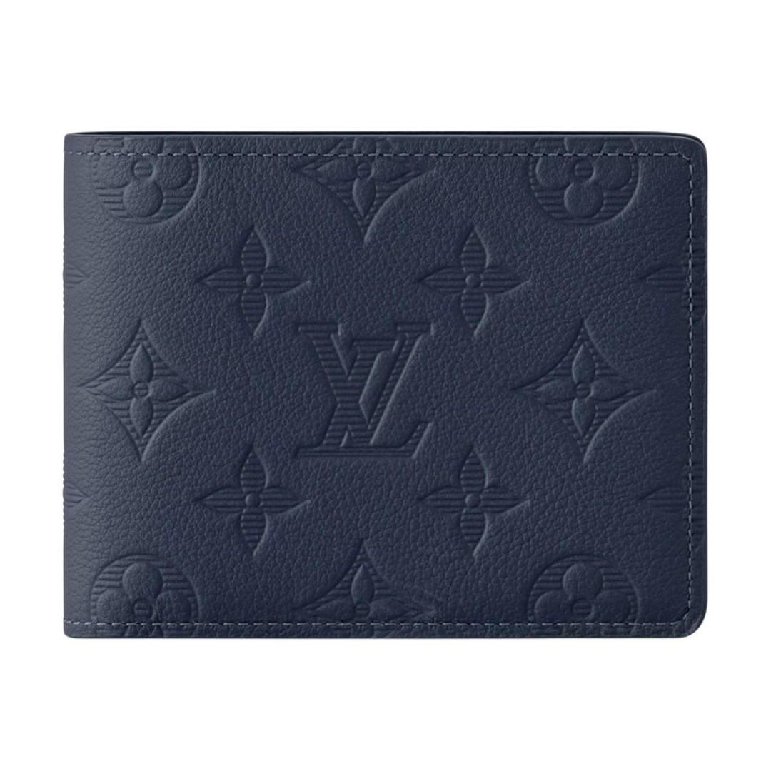 Louis Vuitton Louis Vuitton Multiple Print Wallet Men's Marine Blue