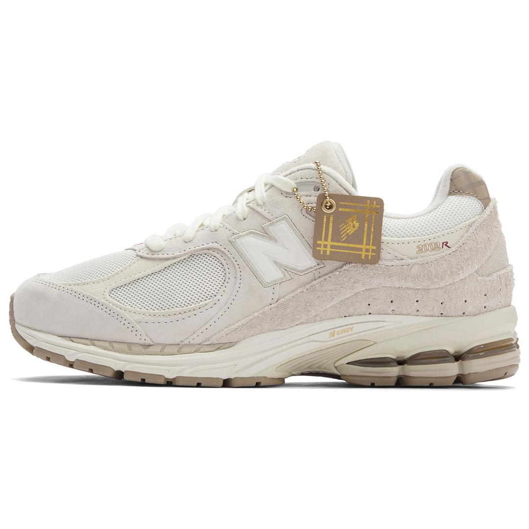 New Balance New Balance NB 2002 Wear Resistant Quick Dry Lightweight Height Increasing Warm Low Top Casual Shoes Unisex Ecru