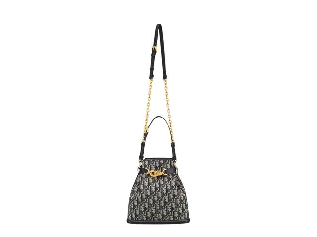 Dior Dior Medium C'est Dior Bag In Blue Dior Oblique Jacquard - view 3