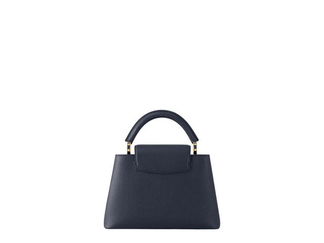 Louis Vuitton Louis Vuitton Capucines Bb In Navy Blue Taurillon Leather With Gold Hardware - view 2