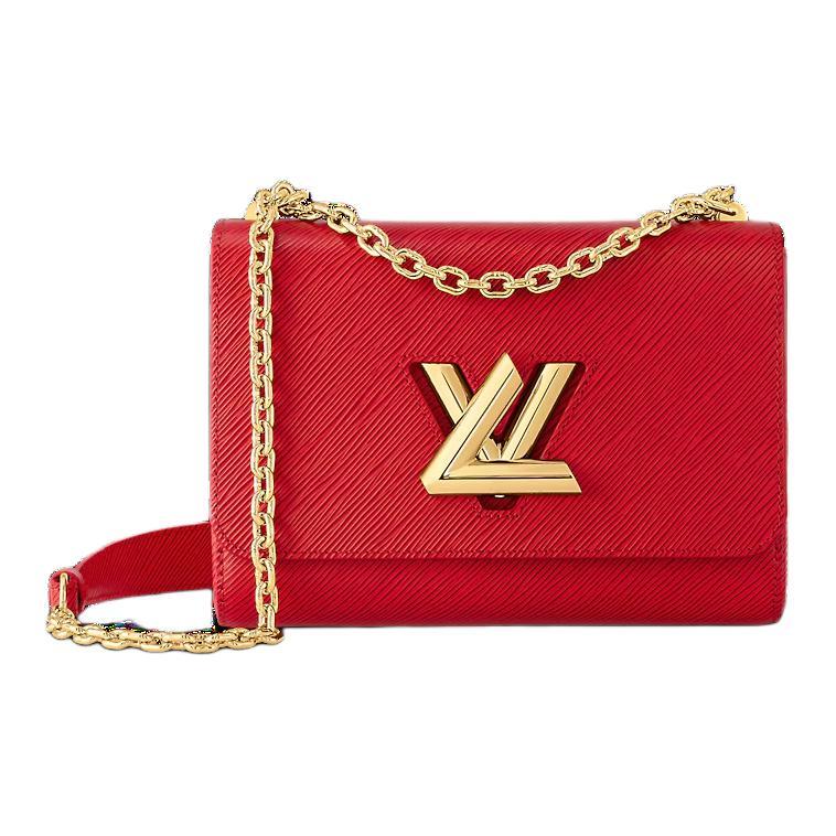 Louis Vuitton Louis Vuitton Twist Leather Shoulder Bag Crossbody Bag Women's Red
