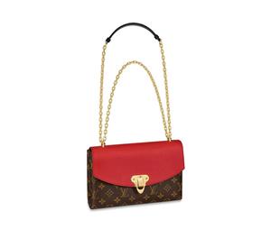 Buy Louis Vuitton Coated Canvas With Multicolor Grainy Cow Leather Portable Crossbody Bag Shoulder Bag Women's Cherry Red at Sasom – Authentic and Ready to Ship