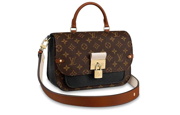 Louis Vuitton Louis Vuitton Vaugirard Monogram Canvas With Leather Messenger Bag Shoulder Bag Crossbody Bag Regular Women's Brown