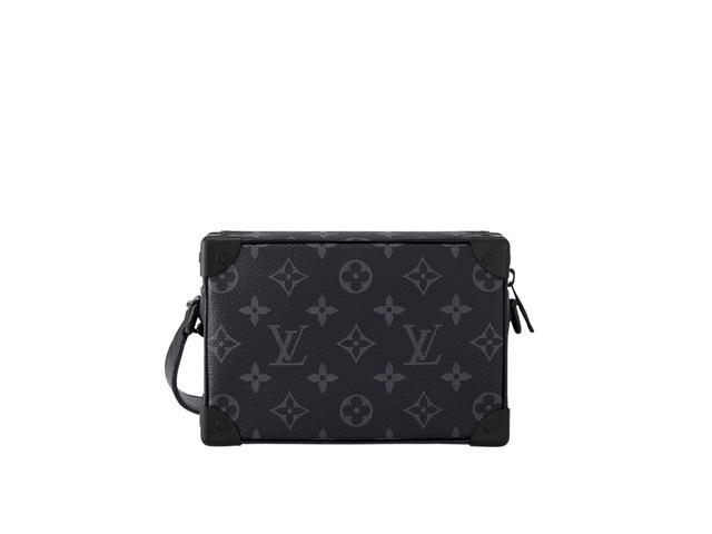 Louis Vuitton Louis Vuitton Mini Soft Trunk In Monogram Eclipse Canvas With Matte Black Hardware - view 4