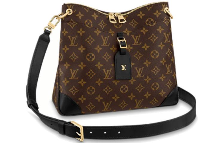 Louis Vuitton Louis Vuitton Coated Canvas Shoulder Bag Crossbody Bag Regular Women's Brown