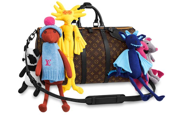 Louis Vuitton Louis Vuitton Keepall Leather Monkey Bag, Handbag, Shoulder Bag, Crossbody Bag, Travel Bag Men's