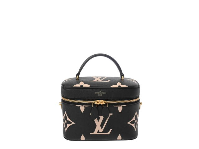 Louis Vuitton Louis Vuitton Vanity PM Shoulder Bag In Gold Hardware Black - view 1