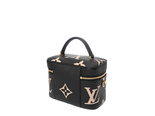 Louis Vuitton Louis Vuitton Vanity PM Shoulder Bag In Gold Hardware Black - view 2
