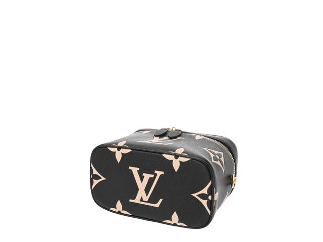 Louis Vuitton Louis Vuitton Vanity PM Shoulder Bag In Gold Hardware Black - view 3