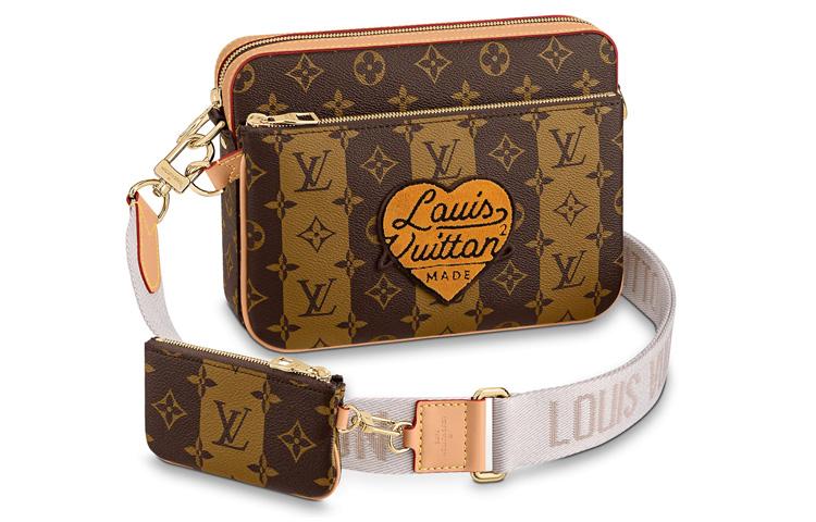 Louis Vuitton Louis Vuitton X Nigo Trio Messenger Monogram Stripes Brown