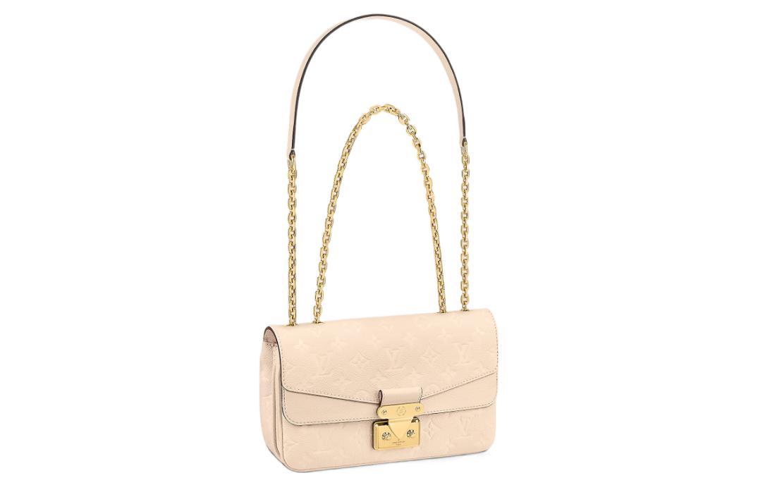 Louis Vuitton Louis Vuitton Marceau Embossed Grain Cow Leather Dionysus Bag Shoulder Bag, Crossbody Bag Regular Women's Milk White