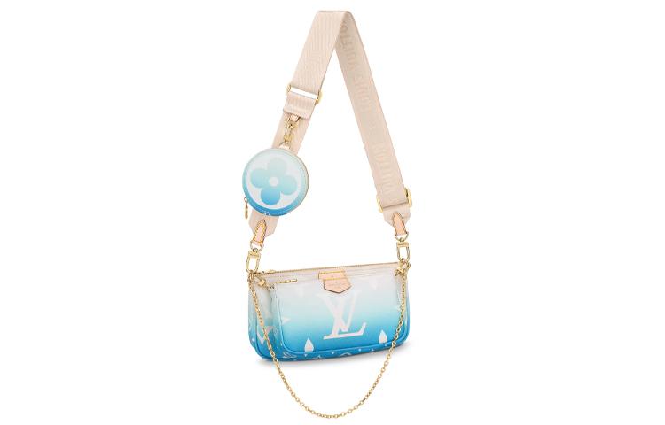 Louis Vuitton Louis Vuitton Multi Pochette Gradient Pastel Blue