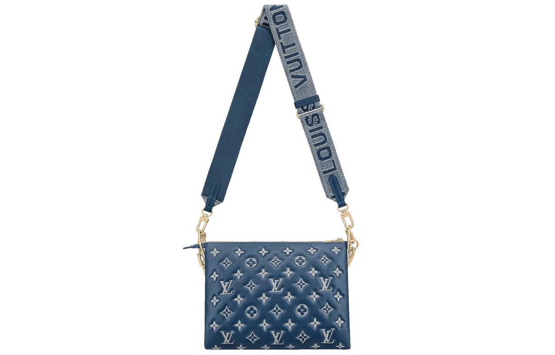 Louis Vuitton Louis Vuitton Coussin Pm Denim Jacquard Navy Blue