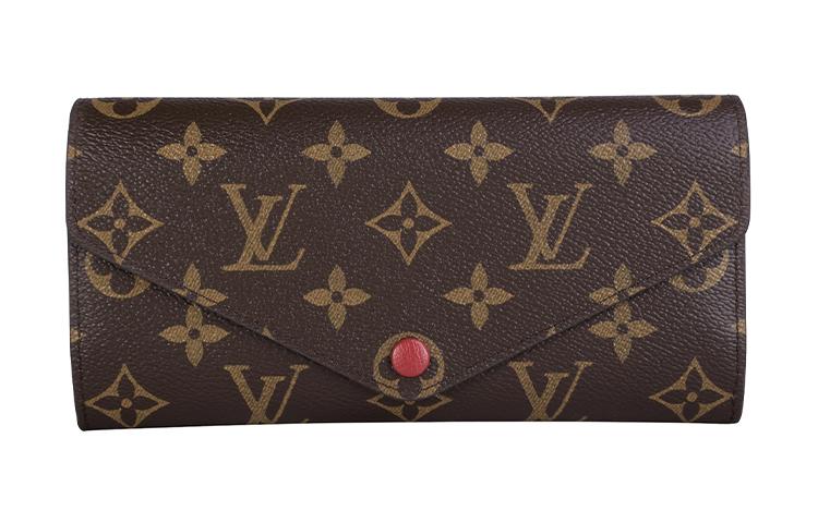 Louis Vuitton Louis Vuitton Cow Leather Wallet Regular Women's Brown