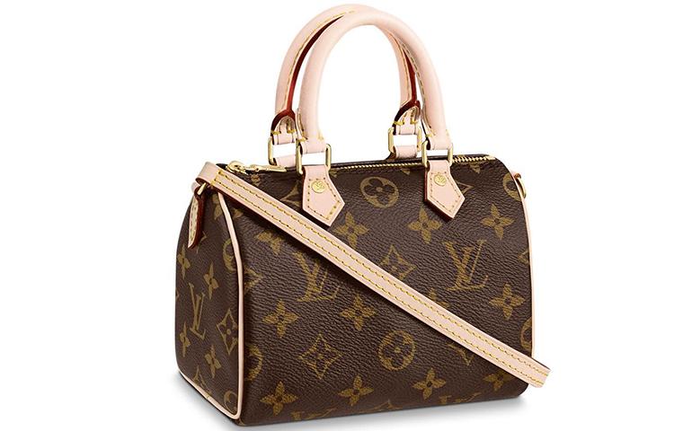 Louis Vuitton Louis Vuitton Speedy Bandouliere Monogram Nano Brown
