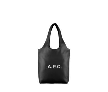 Buy A.P.C. Ninon Small Tote Bag Black at Sasom – Authentic and Ready to Ship