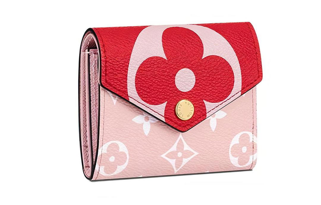 Louis Vuitton Louis Vuitton Zoe Wallet Monogram Giant Red/Pink