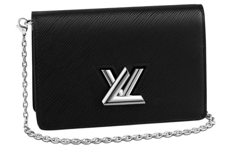 Louis Vuitton Louis Vuitton Twist Epi Leather Crossbody Bag Shoulder Bag Women's Black