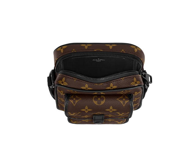 Louis Vuitton Louis Vuitton Christopher Wearable Wallet In Monogram Macassar Coated Canvas And Cowhide Leather With Matte Black Hardware - view 3