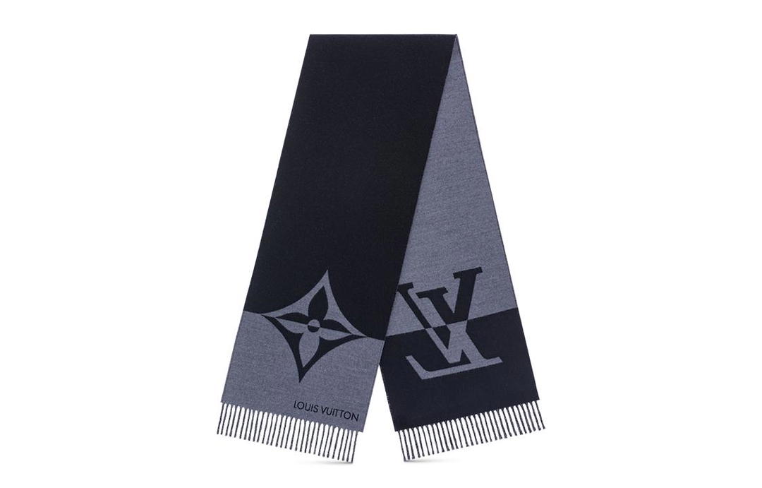 Louis Vuitton Louis Vuitton Knit Scarves Men's Black