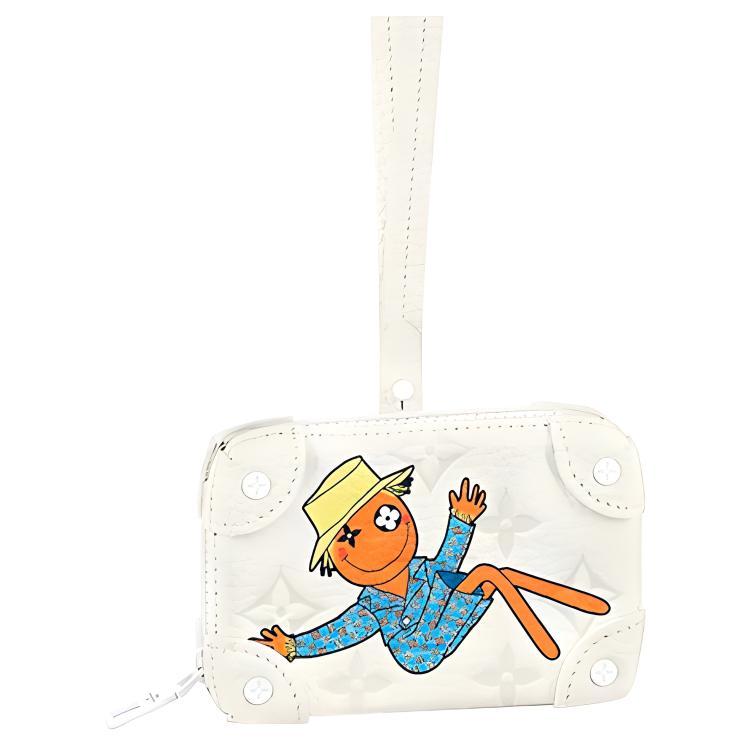 Louis Vuitton Louis Vuitton SOFT TRUNK Cow Leather Box Bag Small Square Bag Handheld Shoulder Bag Crossbody Bag Mini Unisex White