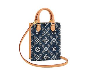 Buy Louis Vuitton Petit Sac Plat Canvas With Leather Sheet Music Bag Shoulder Bag Crossbody Bag Handbag Mini Women's Blue at Sasom – Authentic and Ready to Ship