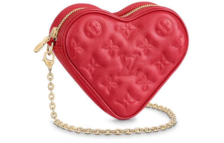 Louis Vuitton Louis Vuitton Fall In Love Sheepskin Shoulder Bag Crossbody Bag Women's Red