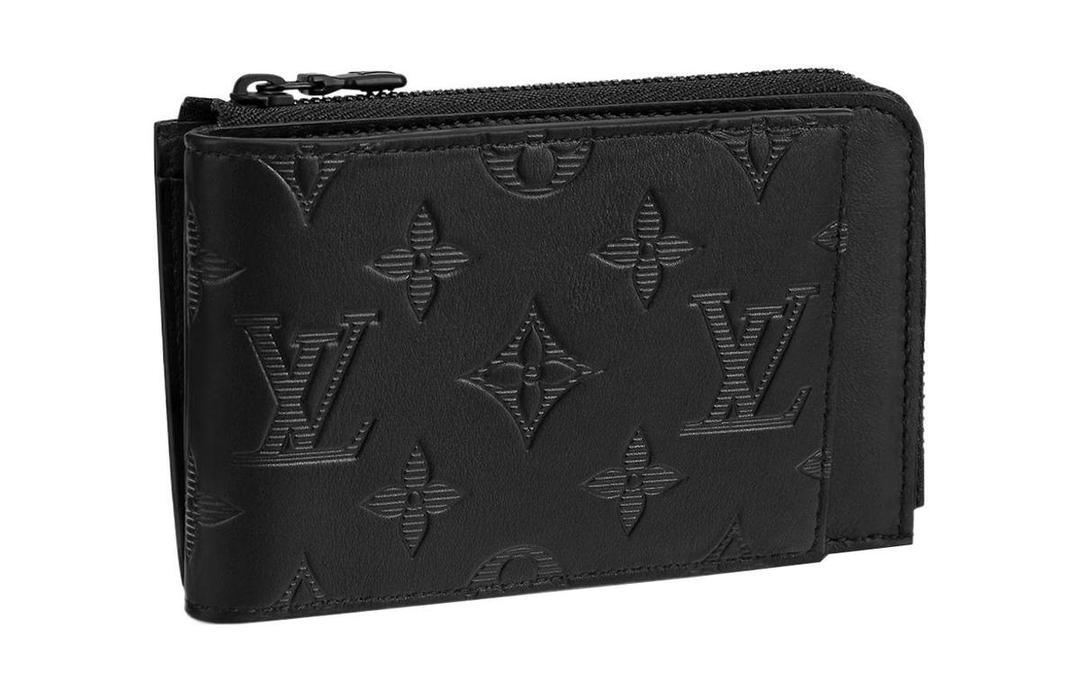 Louis Vuitton Louis Vuitton Leather Wallet Men's Black