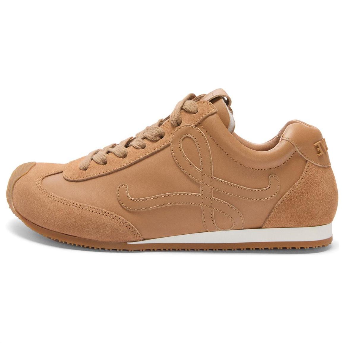 Loewe Loewe Ballet Runner 2.0 Low Top Casual Shoes Men's Light Brown