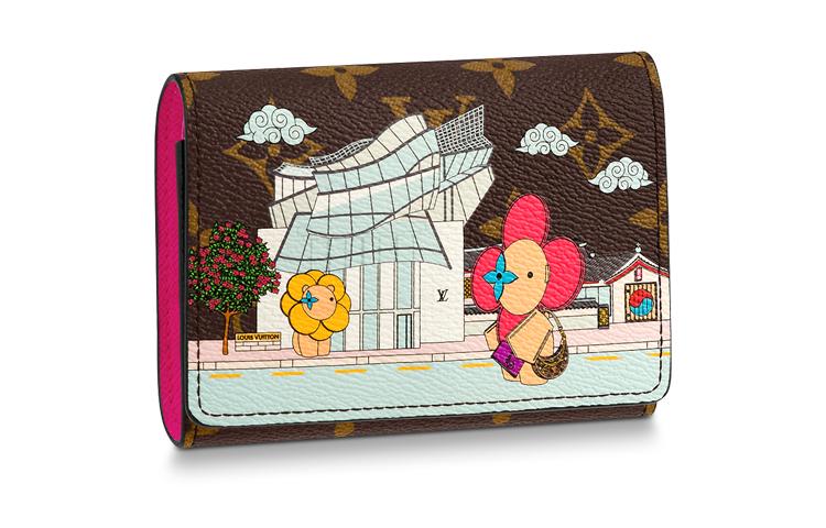 Louis Vuitton Louis Vuitton Victorine Wallet Vivienne Holiday Monogram Canvas/Fuchsia
