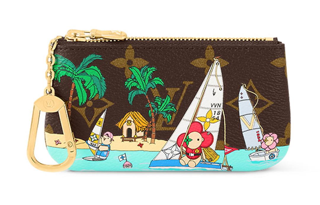 Louis Vuitton Louis Vuitton Key Pouch Dragon Fruit Pink