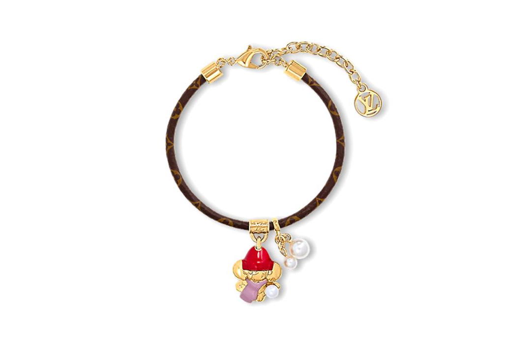 Louis Vuitton Louis Vuitton Canvas Metal Bracelets Women's Brown
