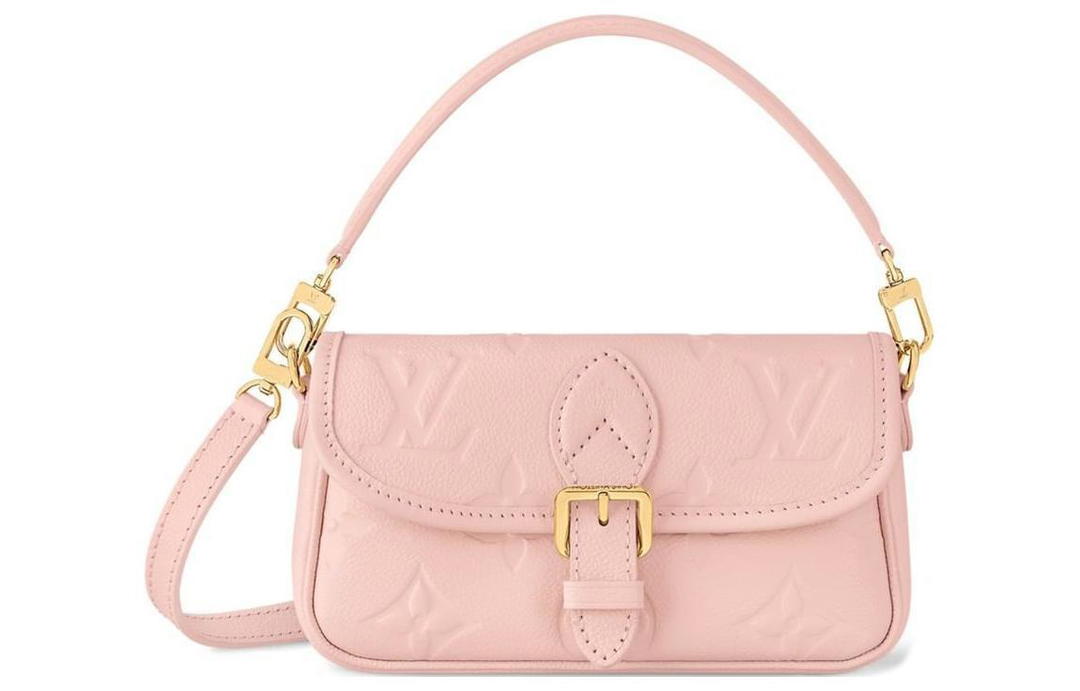Louis Vuitton Louis Vuitton Leather Baguette Bag Shoulder Bag Crossbody Handbag Shoulder Bag Women's Cherry Blossom Pink