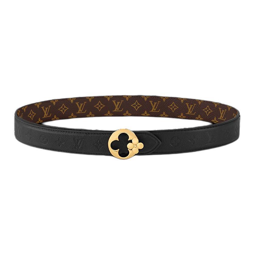 Louis Vuitton Louis Vuitton Lv Flowergram Round 30mm Reversible Belt