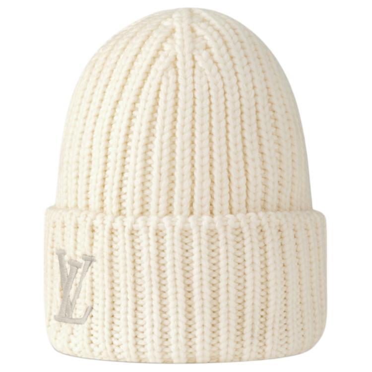 Louis Vuitton Louis Vuitton Sheep Wool Beanies Men's Beige