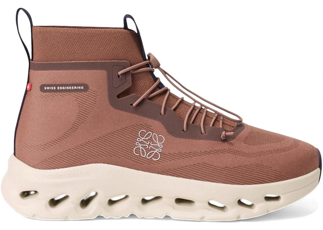 On On Cloudtilt Hi LOEWE Taupe Oatmeal Navy