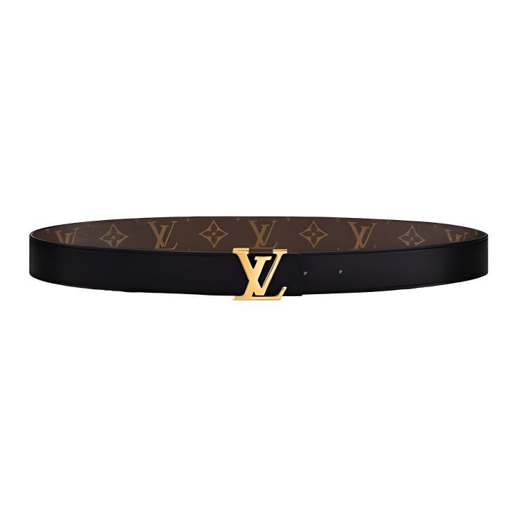 Louis Vuitton Louis Vuitton Canvas Leather Belts Women's 3cm