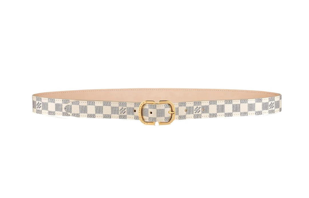 Louis Vuitton Louis Vuitton Canvas Leather Belts Women's Width: 2.5cm